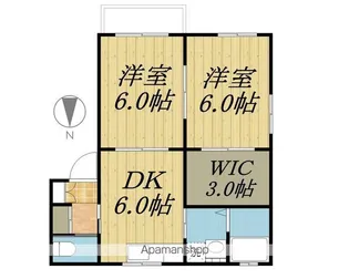 フォーレスフクシマ【1階】の間取り